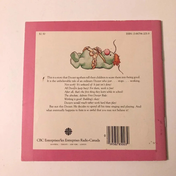 Vintage 1984 The Legend Of The Doozer  Who Didn't Fraggle Rock - Picture 2 of 15